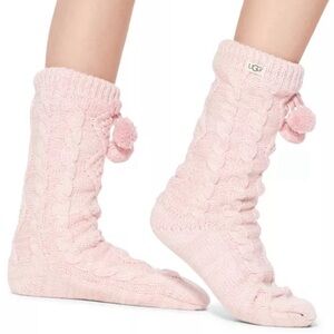 UGG Pom Pom Fleece lined slipper socks